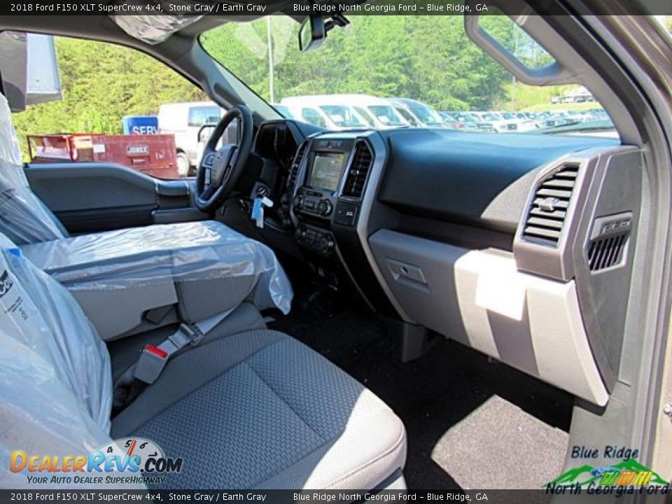 2018 Ford F150 XLT SuperCrew 4x4 Stone Gray / Earth Gray Photo #13