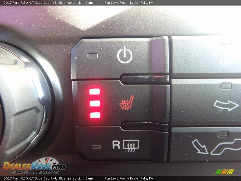 2017 Ford F150 XLT SuperCab 4x4 Blue Jeans / Light Camel Photo #19