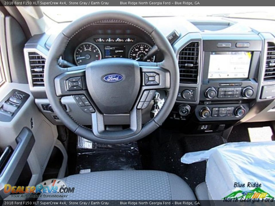 2018 Ford F150 XLT SuperCrew 4x4 Stone Gray / Earth Gray Photo #17