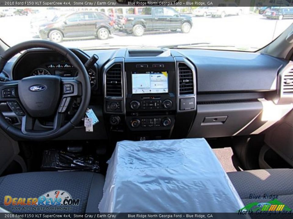 2018 Ford F150 XLT SuperCrew 4x4 Stone Gray / Earth Gray Photo #18