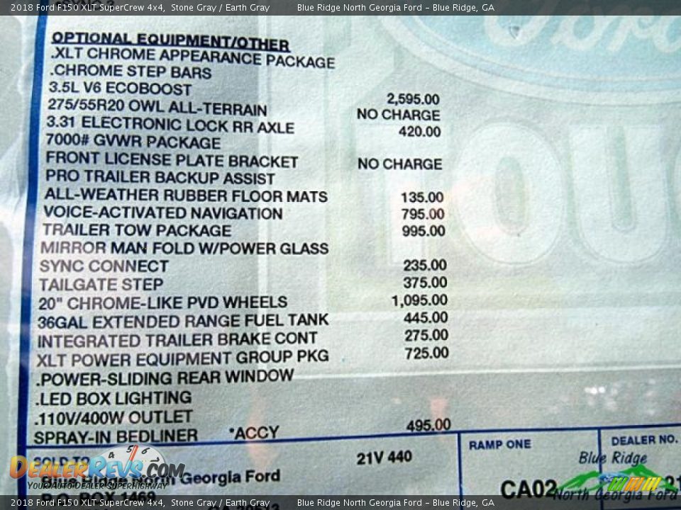 2018 Ford F150 XLT SuperCrew 4x4 Stone Gray / Earth Gray Photo #29