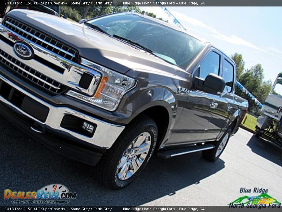 2018 Ford F150 XLT SuperCrew 4x4 Stone Gray / Earth Gray Photo #30