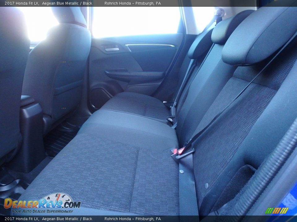 2017 Honda Fit LX Aegean Blue Metallic / Black Photo #7