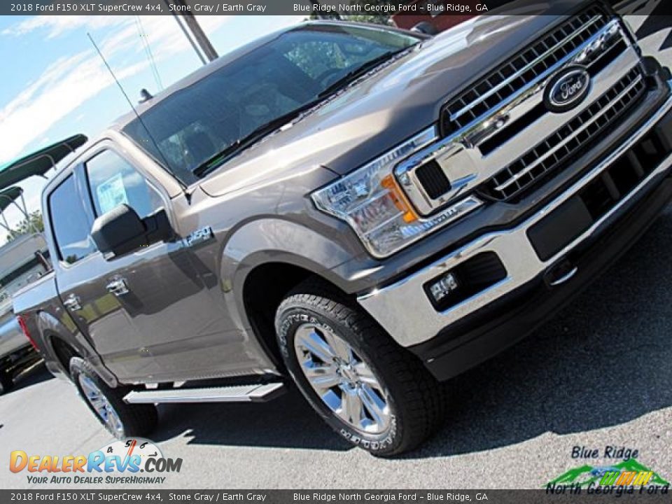 2018 Ford F150 XLT SuperCrew 4x4 Stone Gray / Earth Gray Photo #31