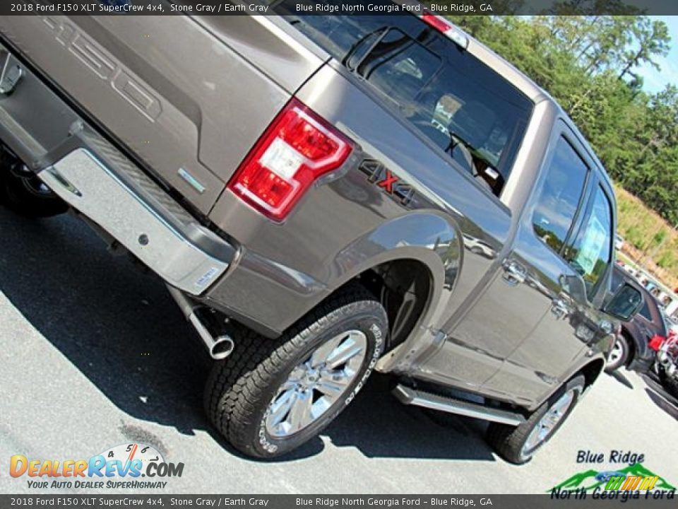 2018 Ford F150 XLT SuperCrew 4x4 Stone Gray / Earth Gray Photo #32