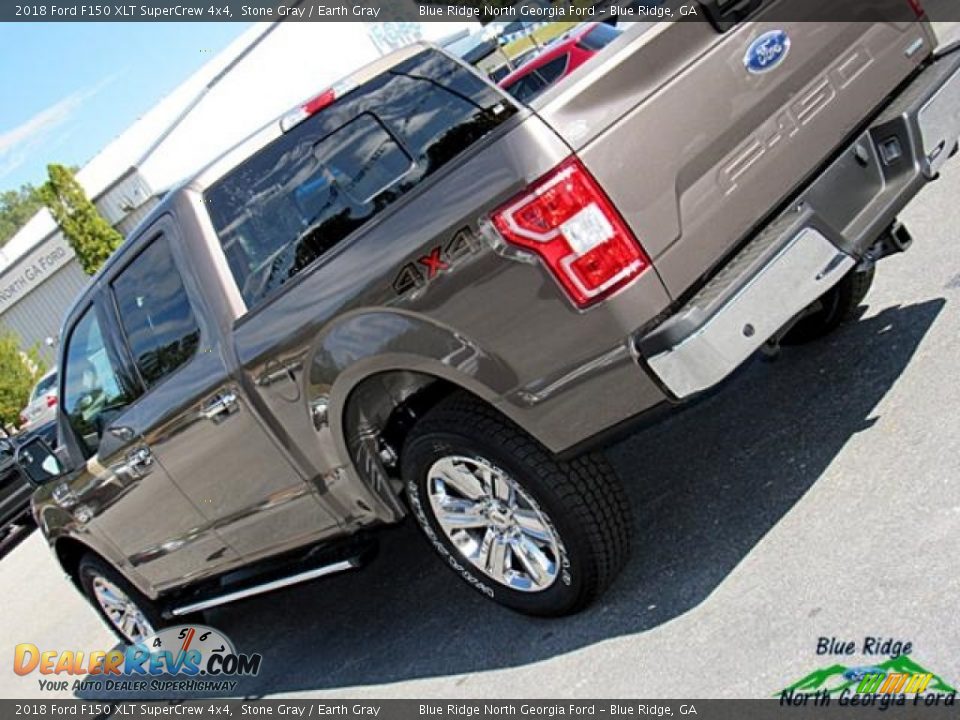 2018 Ford F150 XLT SuperCrew 4x4 Stone Gray / Earth Gray Photo #33