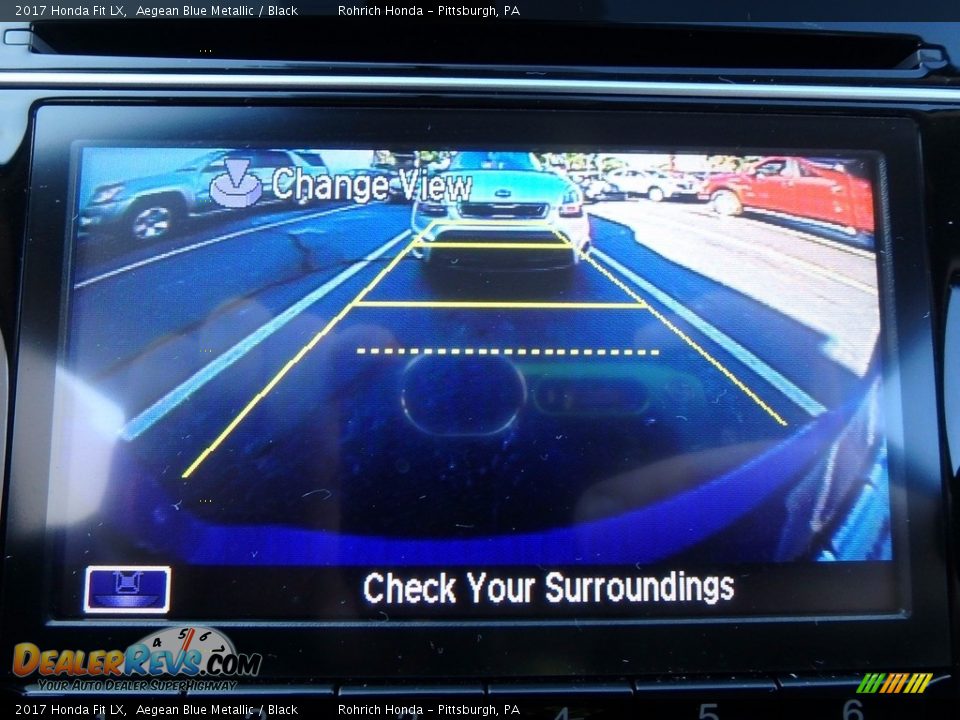2017 Honda Fit LX Aegean Blue Metallic / Black Photo #9