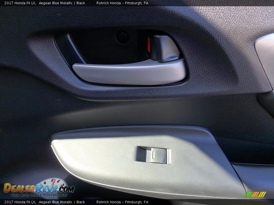 2017 Honda Fit LX Aegean Blue Metallic / Black Photo #11