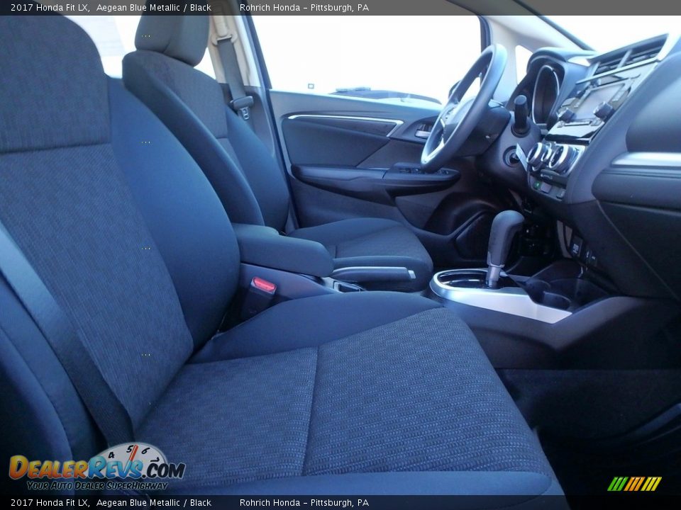 2017 Honda Fit LX Aegean Blue Metallic / Black Photo #14