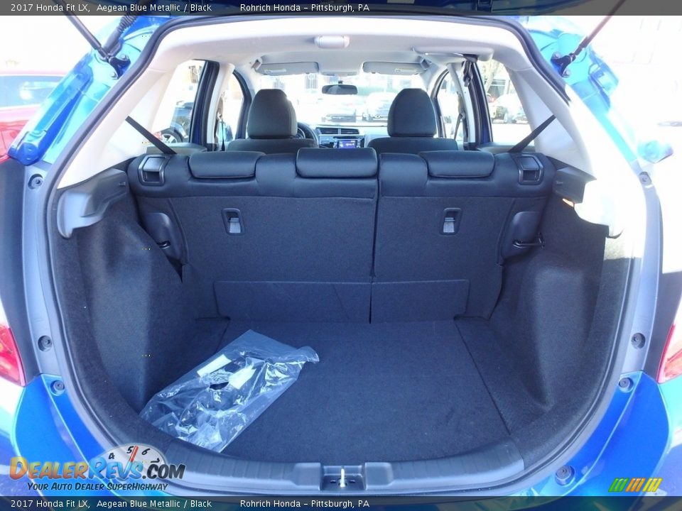 2017 Honda Fit LX Aegean Blue Metallic / Black Photo #16