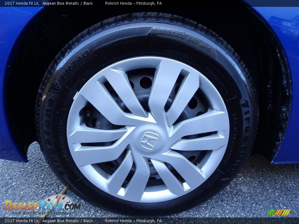 2017 Honda Fit LX Aegean Blue Metallic / Black Photo #17