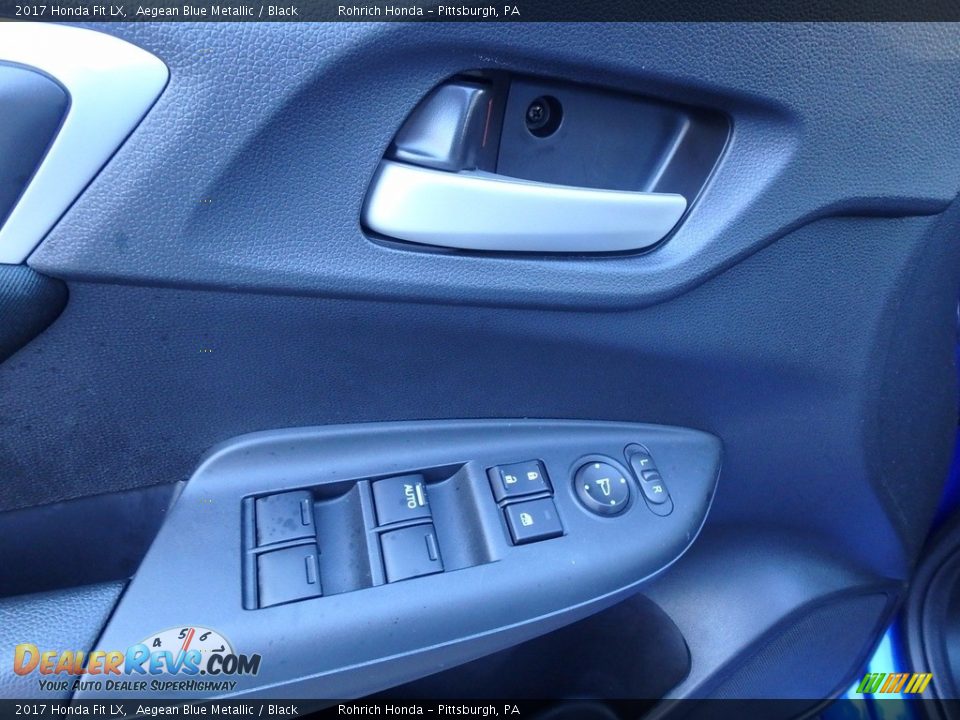 2017 Honda Fit LX Aegean Blue Metallic / Black Photo #19