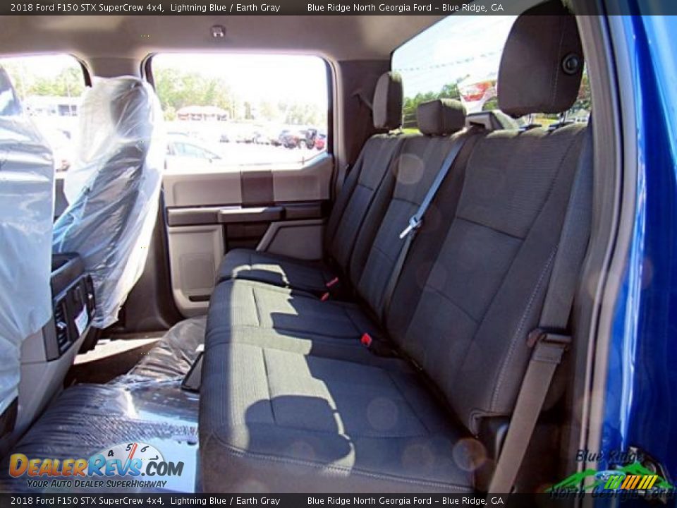 2018 Ford F150 STX SuperCrew 4x4 Lightning Blue / Earth Gray Photo #14