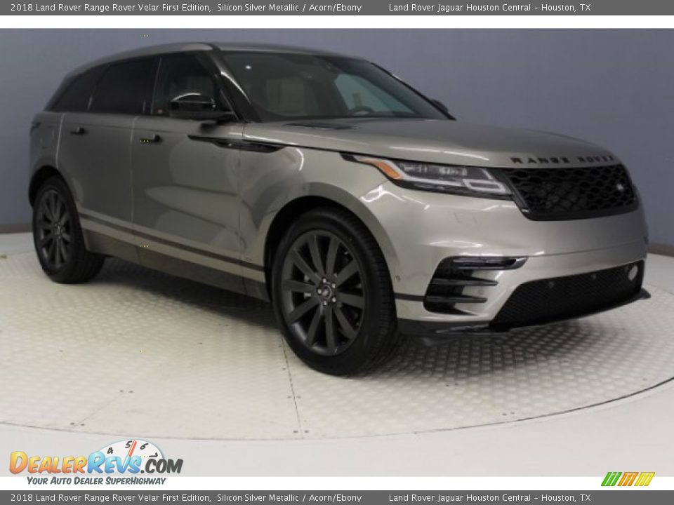 2018 Land Rover Range Rover Velar First Edition Silicon Silver Metallic / Acorn/Ebony Photo #1