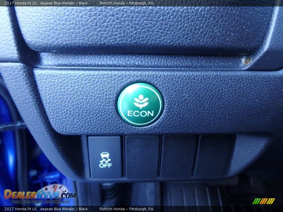 2017 Honda Fit LX Aegean Blue Metallic / Black Photo #20