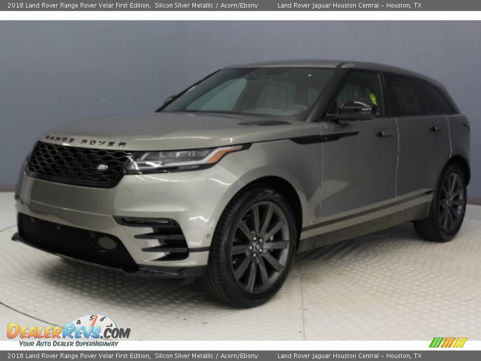 2018 Land Rover Range Rover Velar First Edition Silicon Silver Metallic / Acorn/Ebony Photo #3