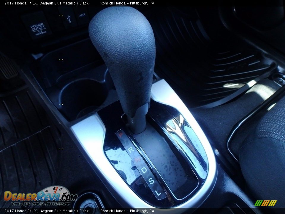 2017 Honda Fit LX Aegean Blue Metallic / Black Photo #22
