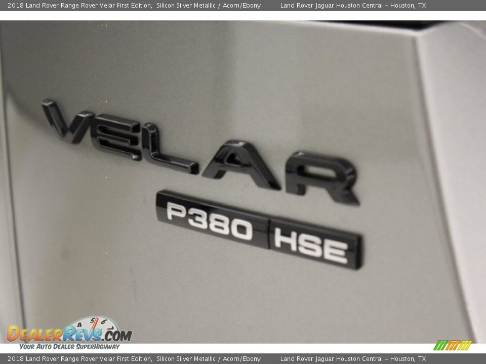 2018 Land Rover Range Rover Velar First Edition Silicon Silver Metallic / Acorn/Ebony Photo #7
