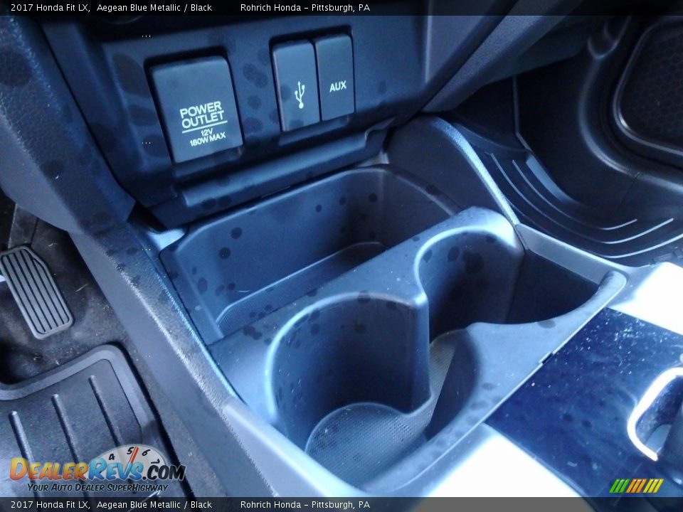 2017 Honda Fit LX Aegean Blue Metallic / Black Photo #23