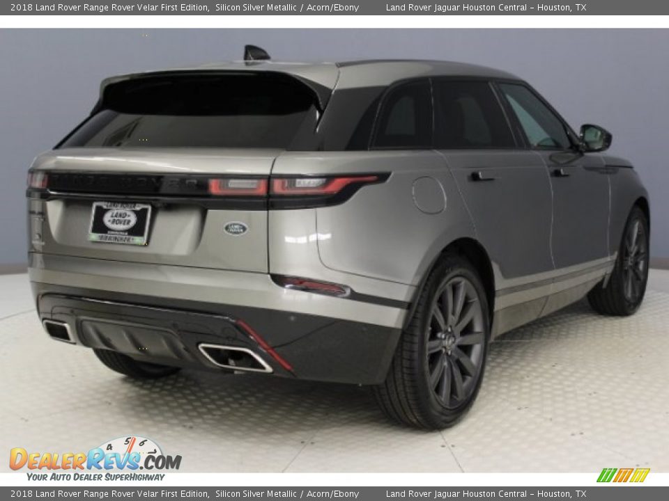 2018 Land Rover Range Rover Velar First Edition Silicon Silver Metallic / Acorn/Ebony Photo #8