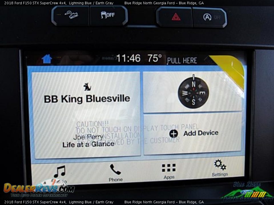 2018 Ford F150 STX SuperCrew 4x4 Lightning Blue / Earth Gray Photo #20