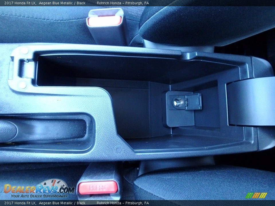 2017 Honda Fit LX Aegean Blue Metallic / Black Photo #24