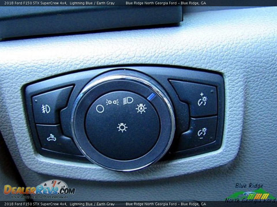 2018 Ford F150 STX SuperCrew 4x4 Lightning Blue / Earth Gray Photo #24