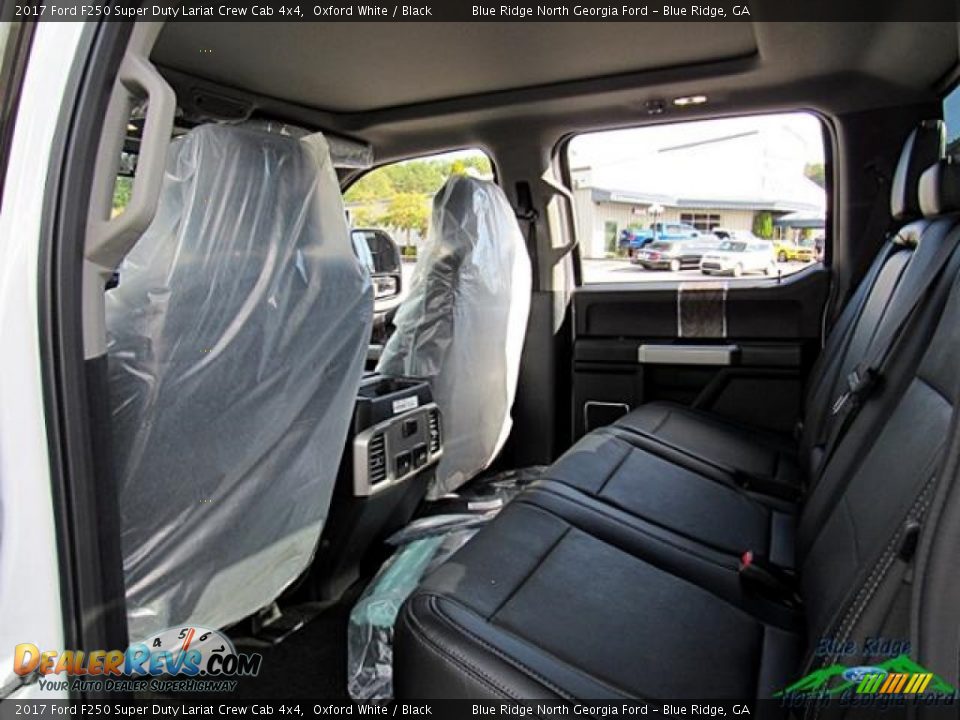 2017 Ford F250 Super Duty Lariat Crew Cab 4x4 Oxford White / Black Photo #13