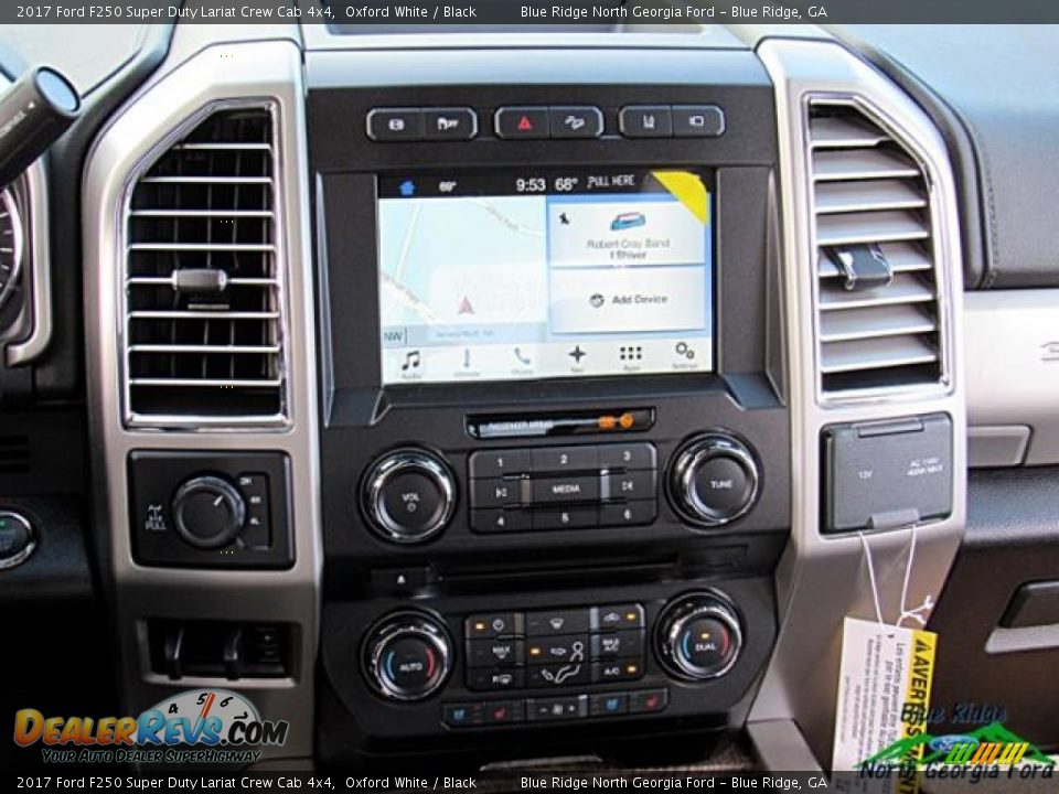 2017 Ford F250 Super Duty Lariat Crew Cab 4x4 Oxford White / Black Photo #21
