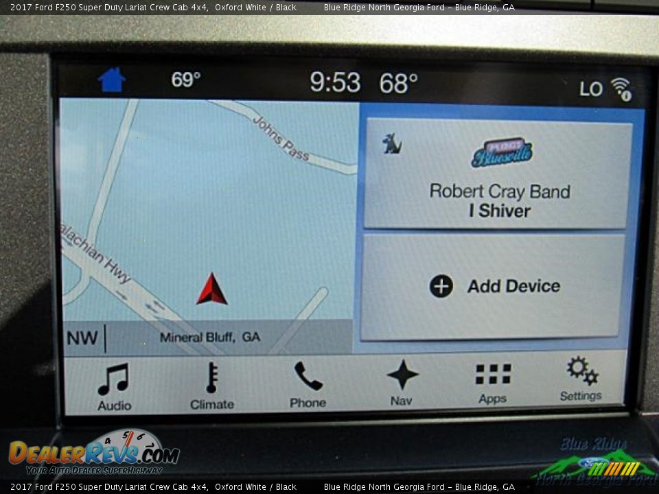 2017 Ford F250 Super Duty Lariat Crew Cab 4x4 Oxford White / Black Photo #22