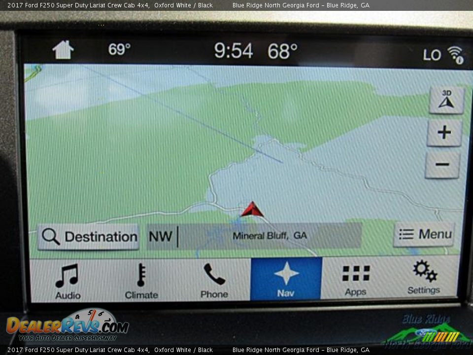 2017 Ford F250 Super Duty Lariat Crew Cab 4x4 Oxford White / Black Photo #23