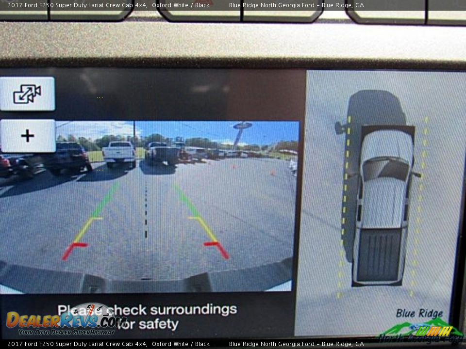 2017 Ford F250 Super Duty Lariat Crew Cab 4x4 Oxford White / Black Photo #24