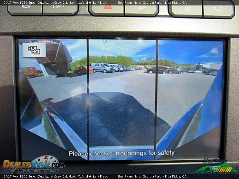 2017 Ford F250 Super Duty Lariat Crew Cab 4x4 Oxford White / Black Photo #27