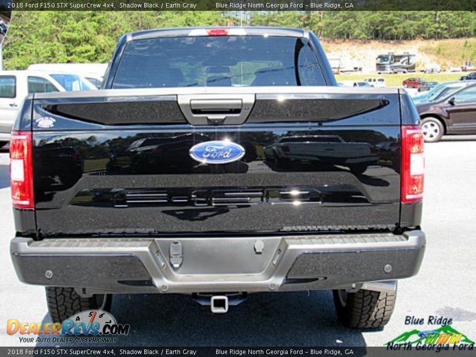 2018 Ford F150 STX SuperCrew 4x4 Shadow Black / Earth Gray Photo #4
