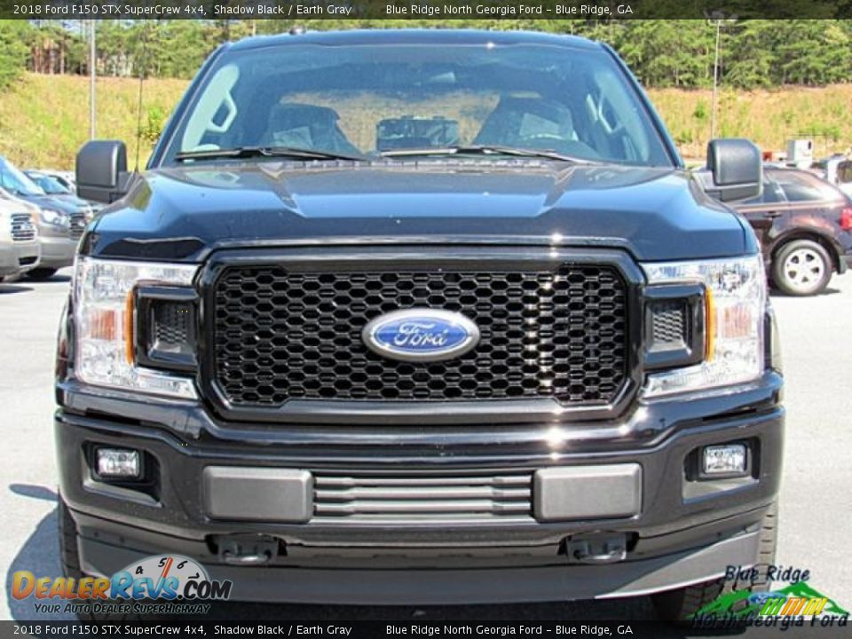 2018 Ford F150 STX SuperCrew 4x4 Shadow Black / Earth Gray Photo #8
