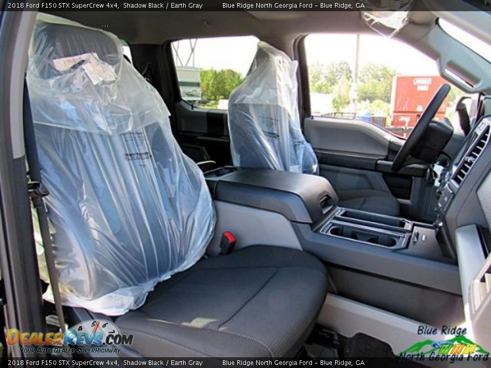 2018 Ford F150 STX SuperCrew 4x4 Shadow Black / Earth Gray Photo #11