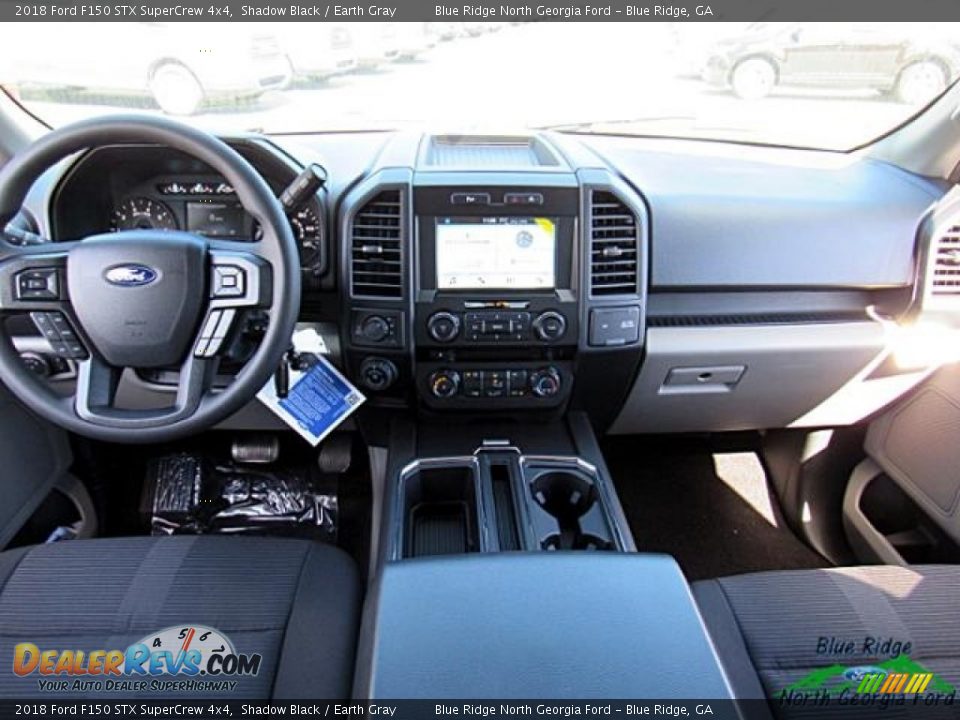 2018 Ford F150 STX SuperCrew 4x4 Shadow Black / Earth Gray Photo #15