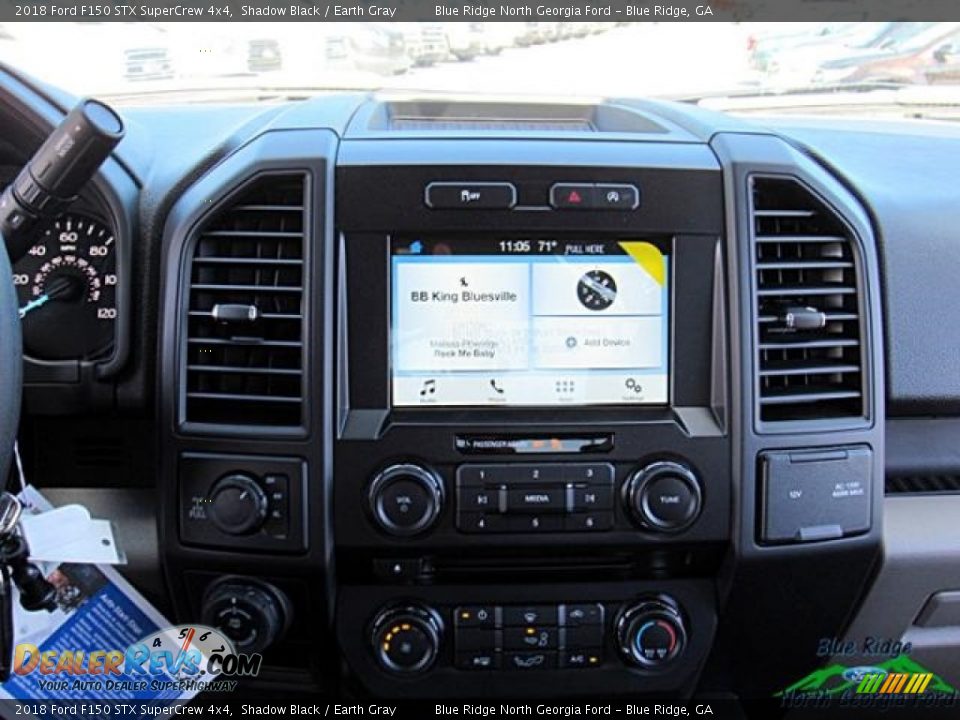 2018 Ford F150 STX SuperCrew 4x4 Shadow Black / Earth Gray Photo #16