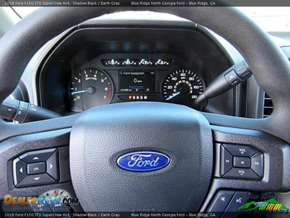 2018 Ford F150 STX SuperCrew 4x4 Shadow Black / Earth Gray Photo #17