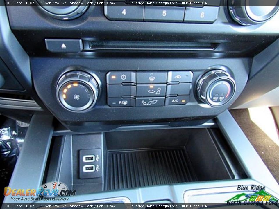 2018 Ford F150 STX SuperCrew 4x4 Shadow Black / Earth Gray Photo #20