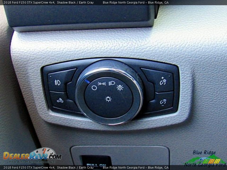 2018 Ford F150 STX SuperCrew 4x4 Shadow Black / Earth Gray Photo #22