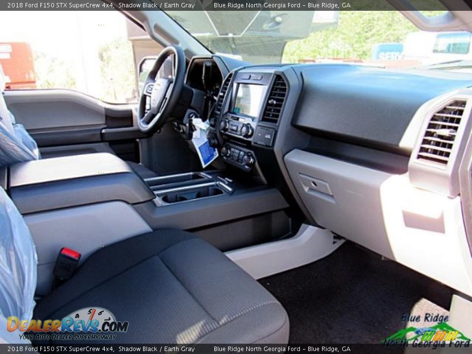 2018 Ford F150 STX SuperCrew 4x4 Shadow Black / Earth Gray Photo #26