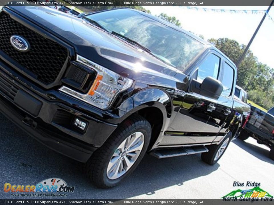 2018 Ford F150 STX SuperCrew 4x4 Shadow Black / Earth Gray Photo #27