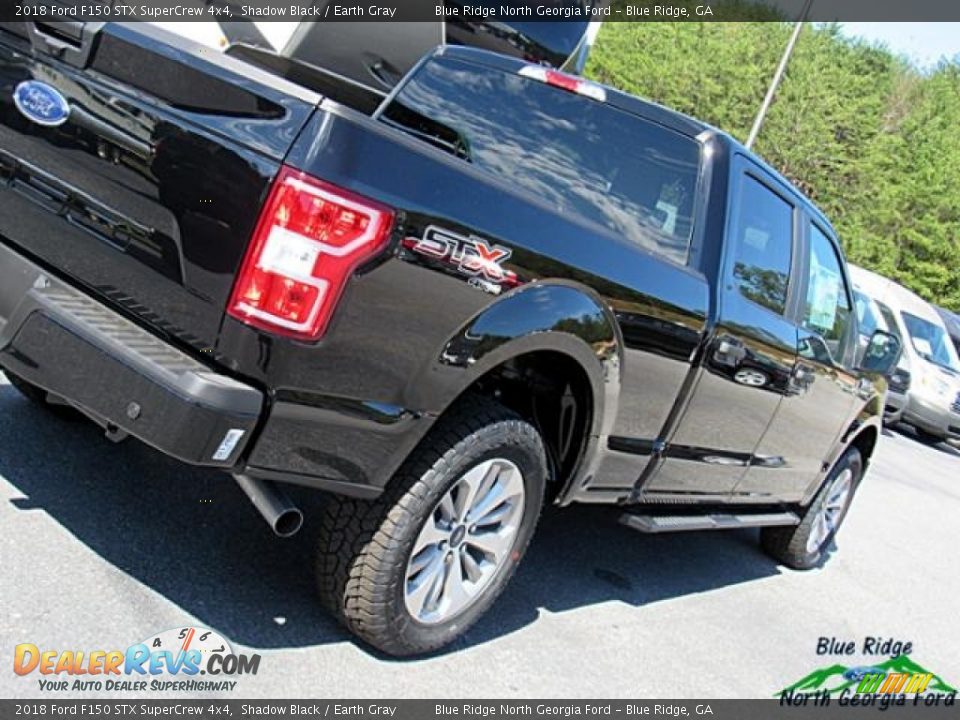 2018 Ford F150 STX SuperCrew 4x4 Shadow Black / Earth Gray Photo #29