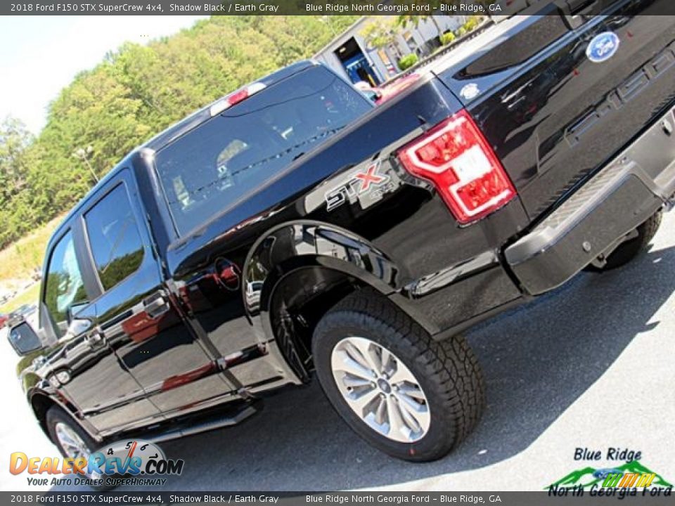 2018 Ford F150 STX SuperCrew 4x4 Shadow Black / Earth Gray Photo #30