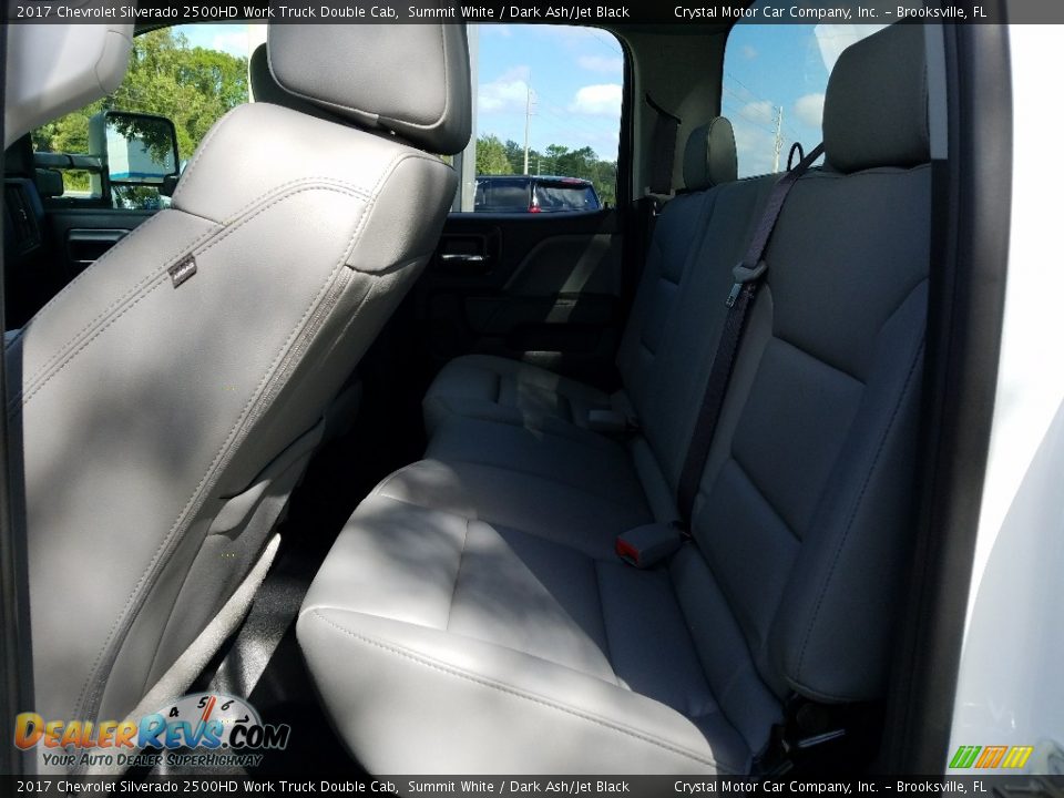 2017 Chevrolet Silverado 2500HD Work Truck Double Cab Summit White / Dark Ash/Jet Black Photo #10