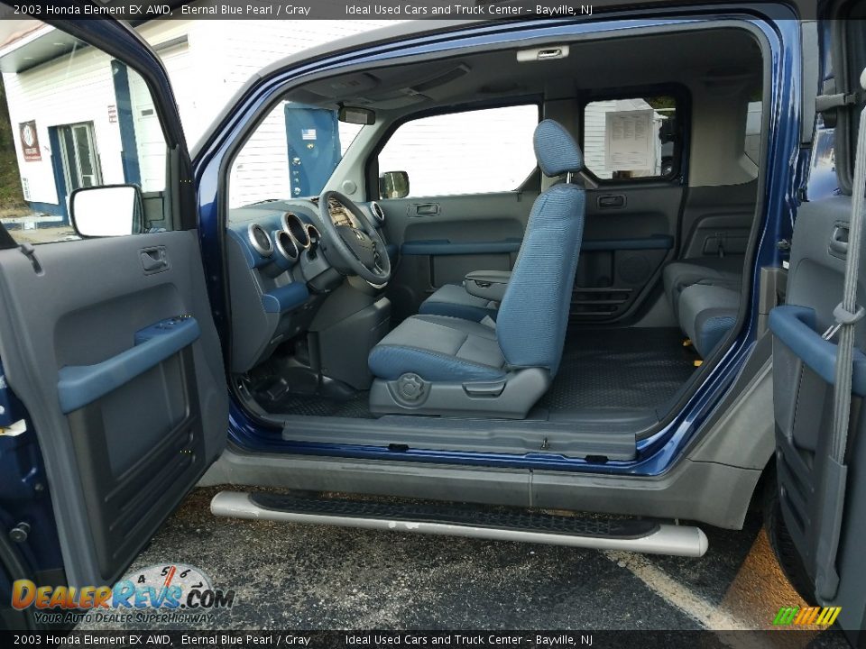 2003 Honda Element EX AWD Eternal Blue Pearl / Gray Photo #4