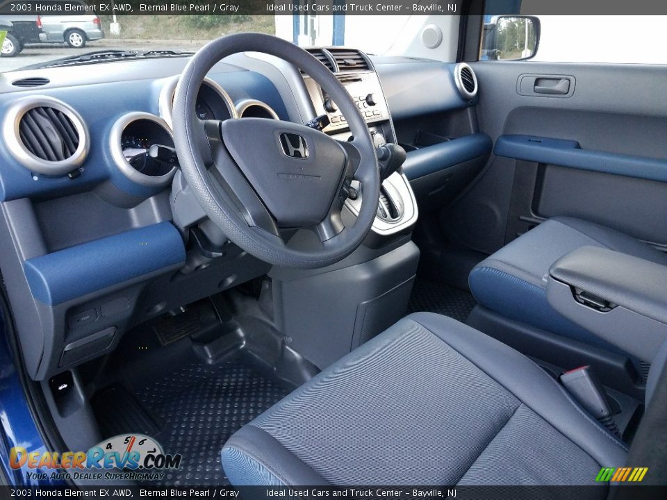 2003 Honda Element EX AWD Eternal Blue Pearl / Gray Photo #5