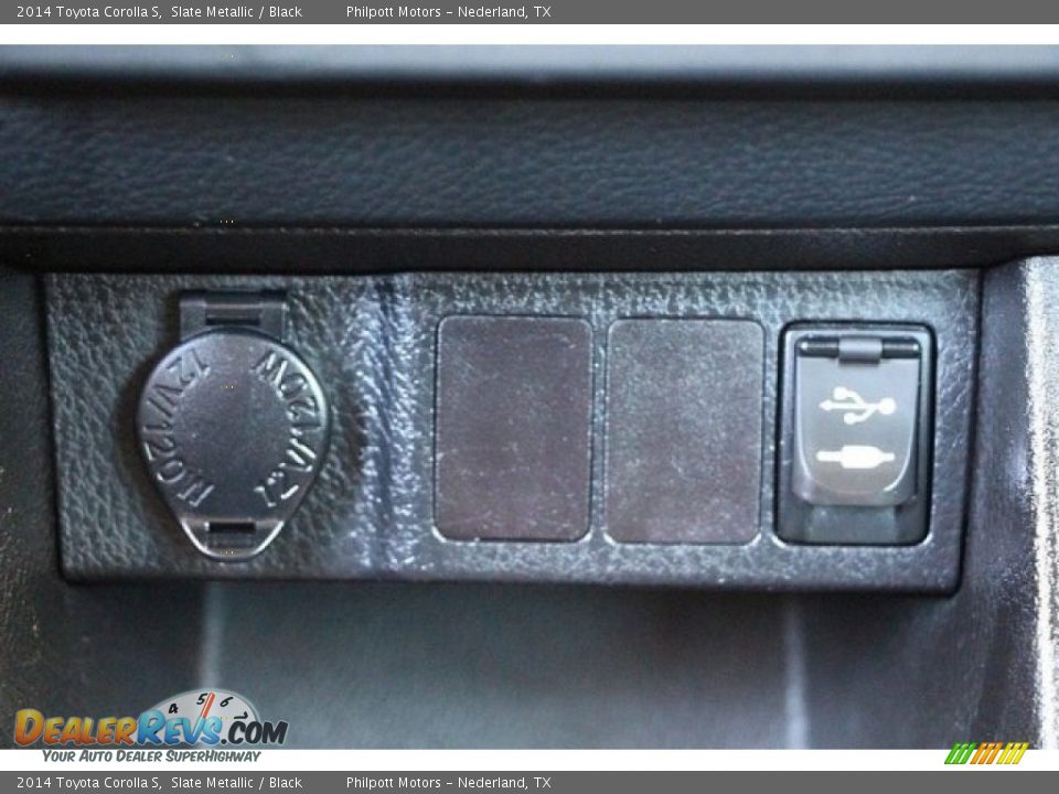 2014 Toyota Corolla S Slate Metallic / Black Photo #24