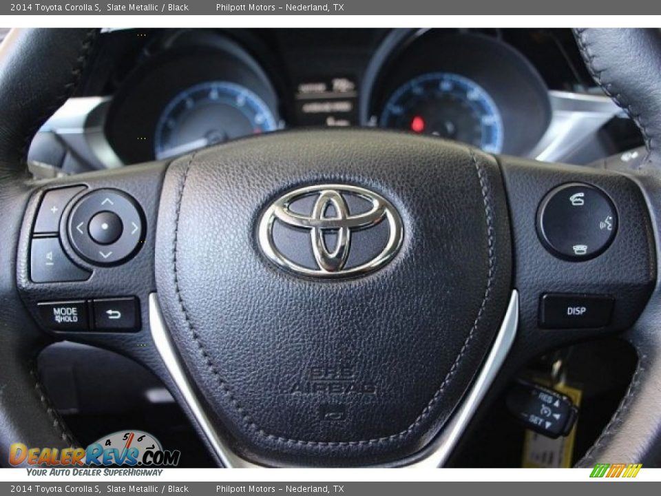 2014 Toyota Corolla S Slate Metallic / Black Photo #27